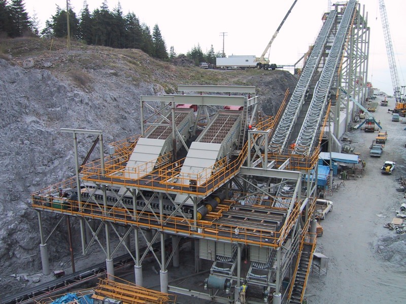 Lafarge Texada Island Expansion Mainland Machinery