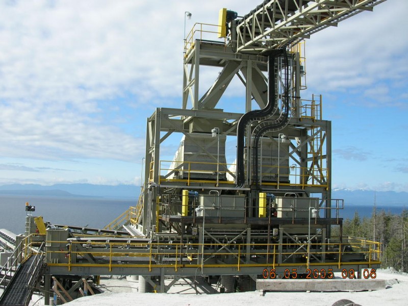Lafarge Texada Island Expansion Mainland Machinery